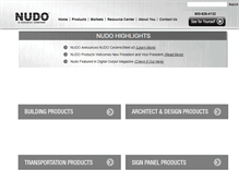Tablet Screenshot of nudo.com
